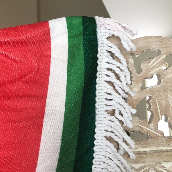 Boho Watermelon Roundie Beach Coverup/Wrap/Towel - Picture 8 of 12